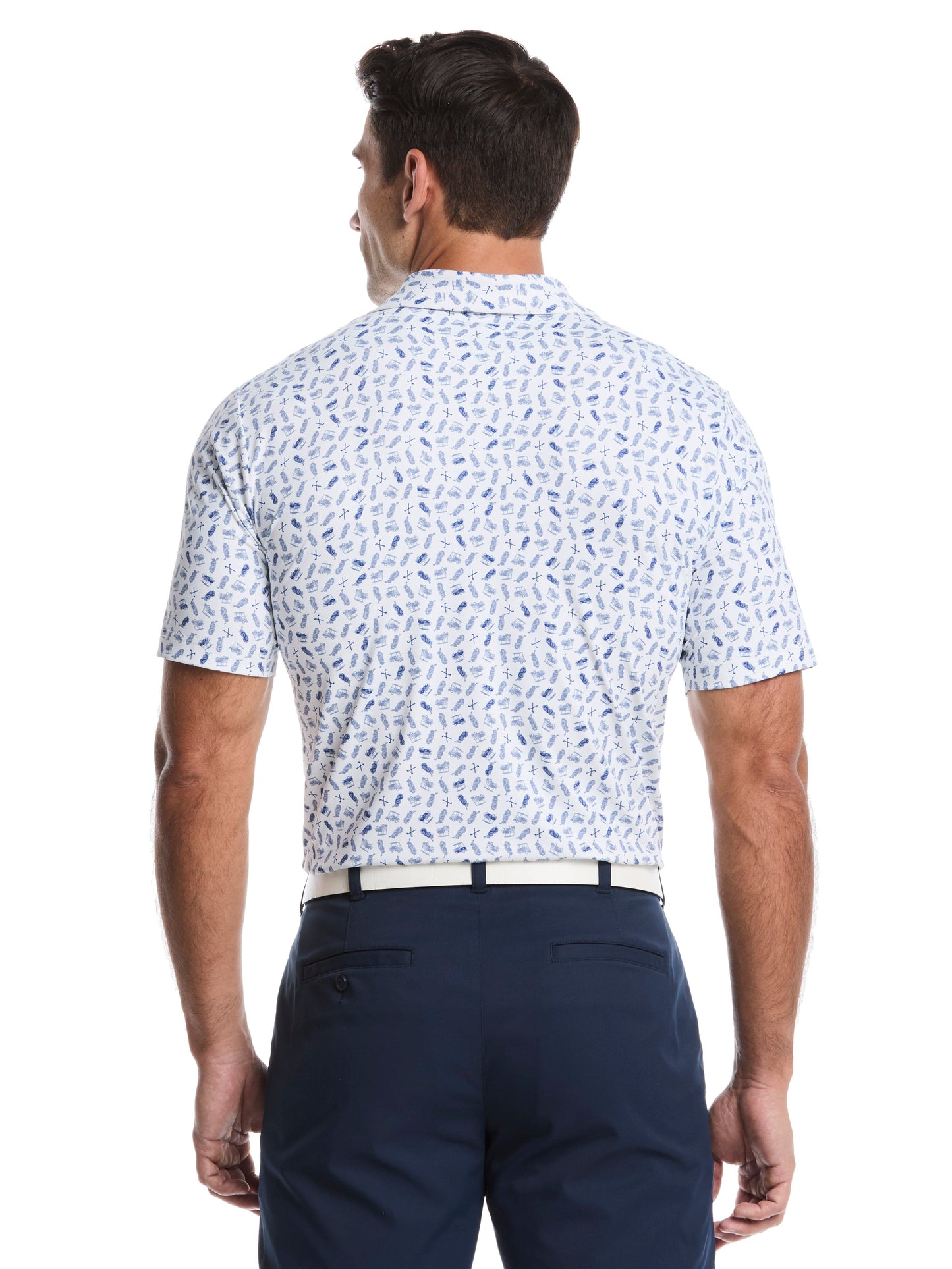 Men's Golf Printed Polo