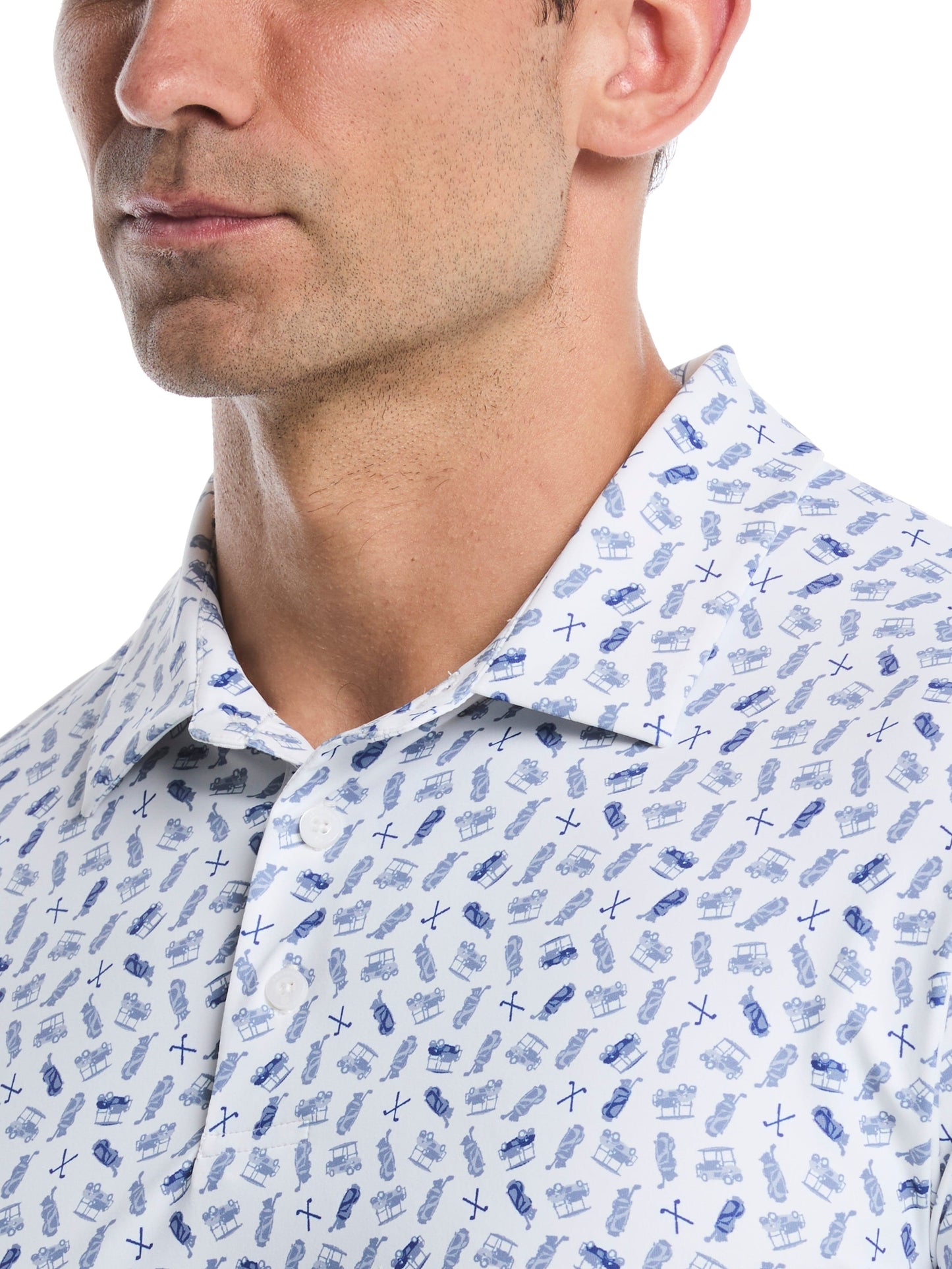 Men's Golf Printed Polo