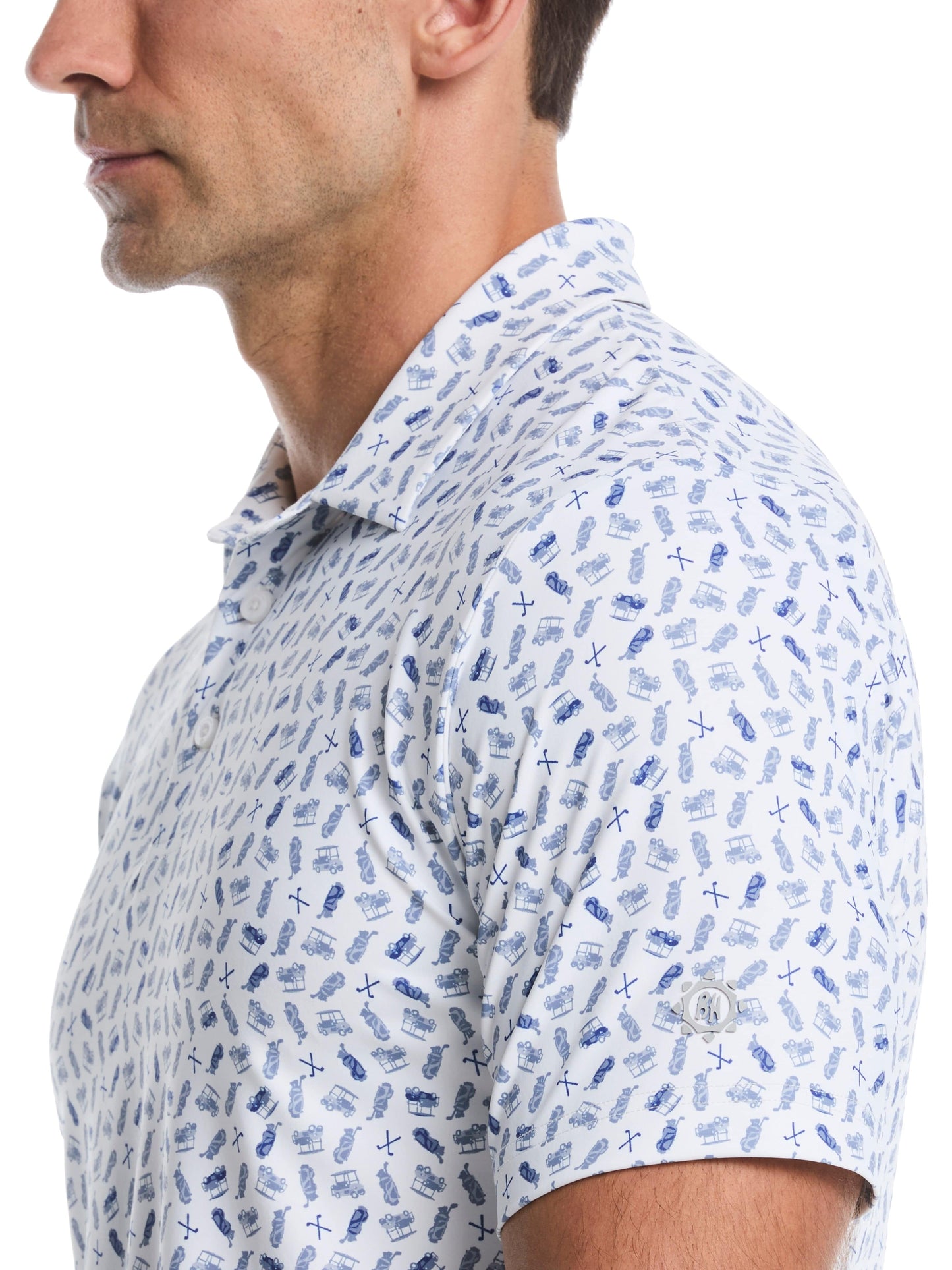 Men's Golf Printed Polo