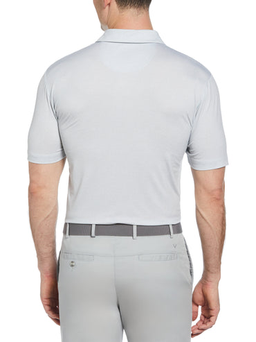 Men's Heather Geo Print Golf Polo