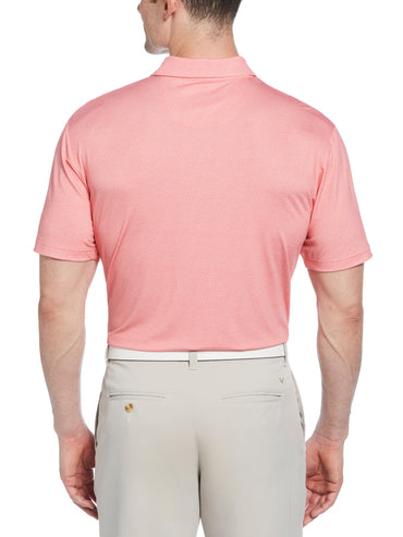 Men's Heather Geo Print Golf Polo