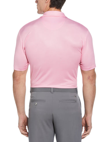 Men's Heather Geo Print Golf Polo