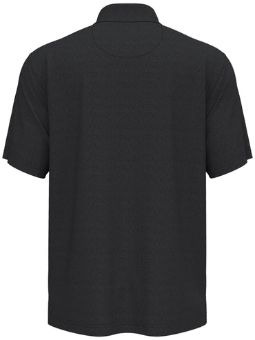 Men's Heather Jacquard Golf Polo