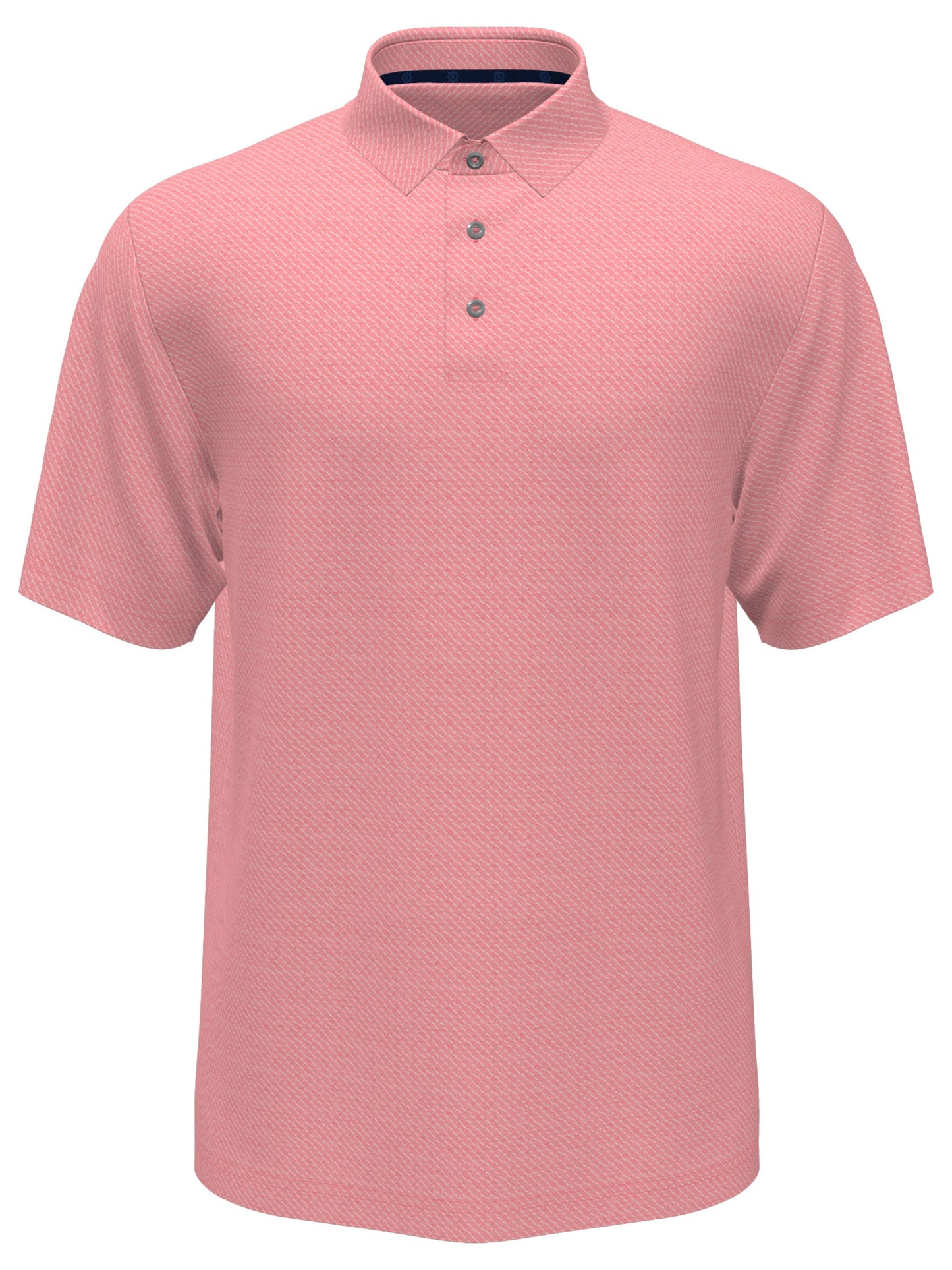 Men's Heather Jacquard Golf Polo