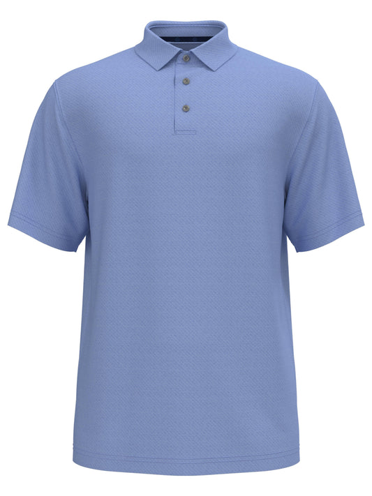 Men's Heather Jacquard Golf Polo