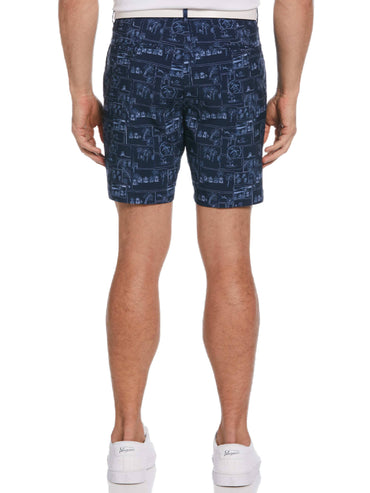 Men's Heritage Beach Club Print 8" Golf Shorts