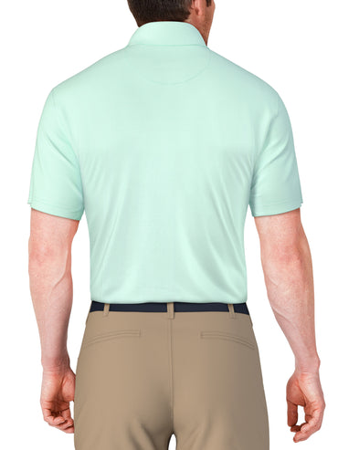 Men's Horizontal Print Polo