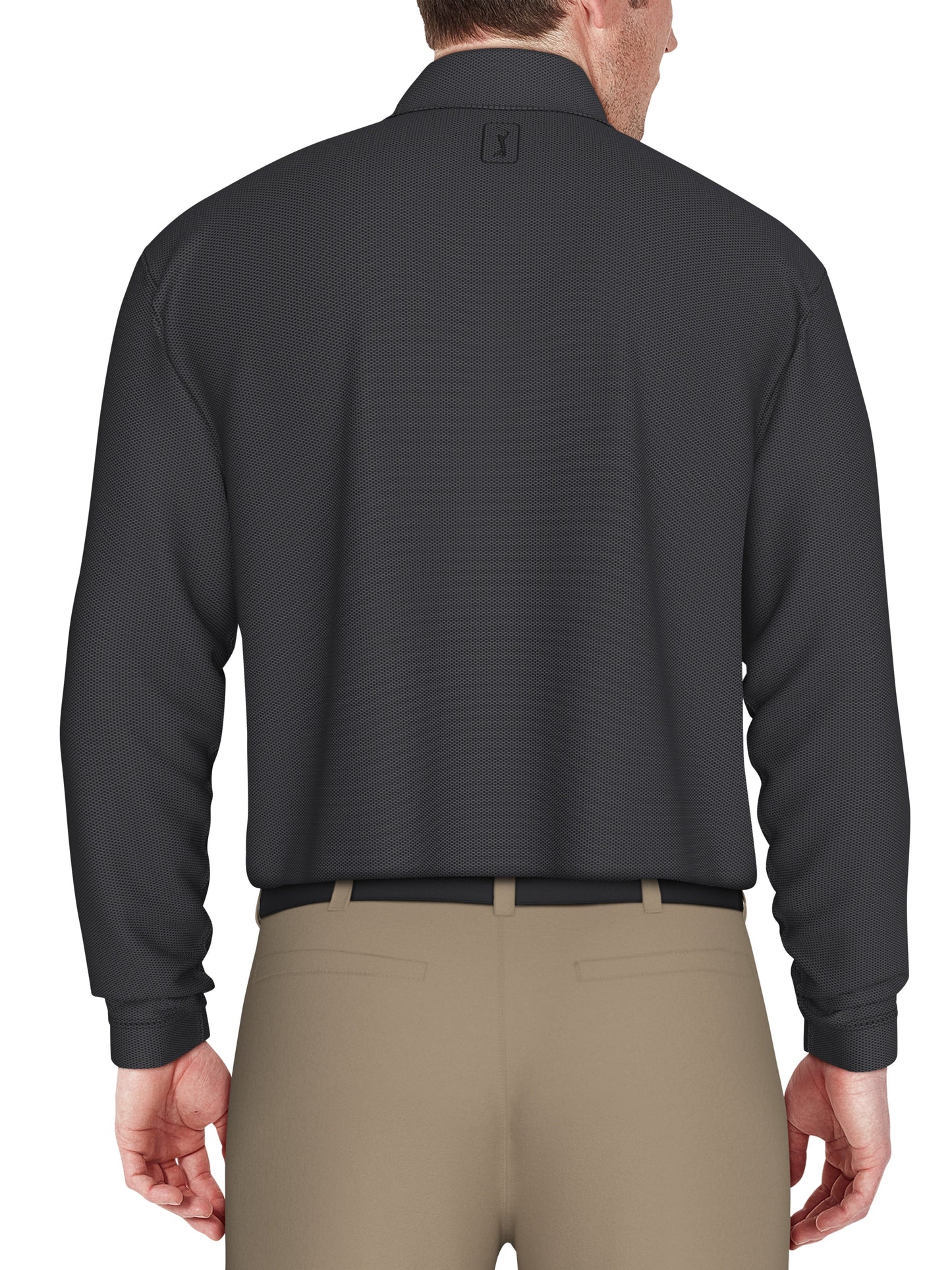 Men's Jacquard Golf Polo