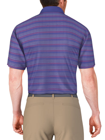Men's Jacquard With Solid Rib Collar