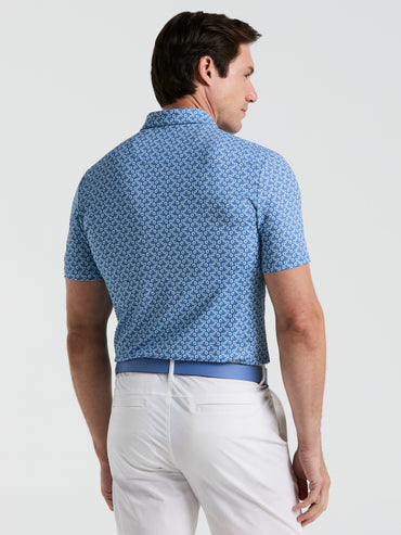 Men's Lifesaver Print Golf Polo