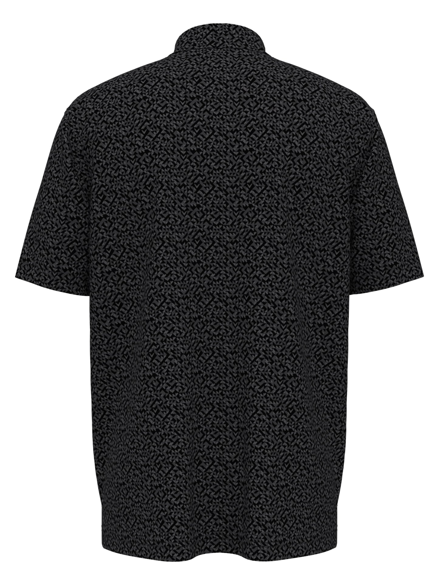 Men's Linear Chevron Print Polo