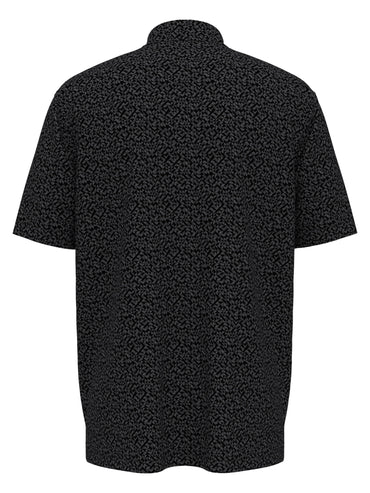 Men's Linear Chevron Print Polo