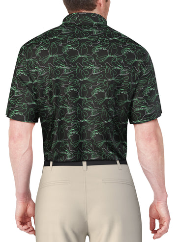 Men's Linear Toucan Printed Polo