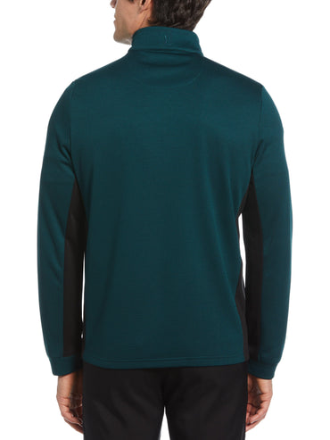Men's Micro Jacquard Quarter Zip Golf Jacket