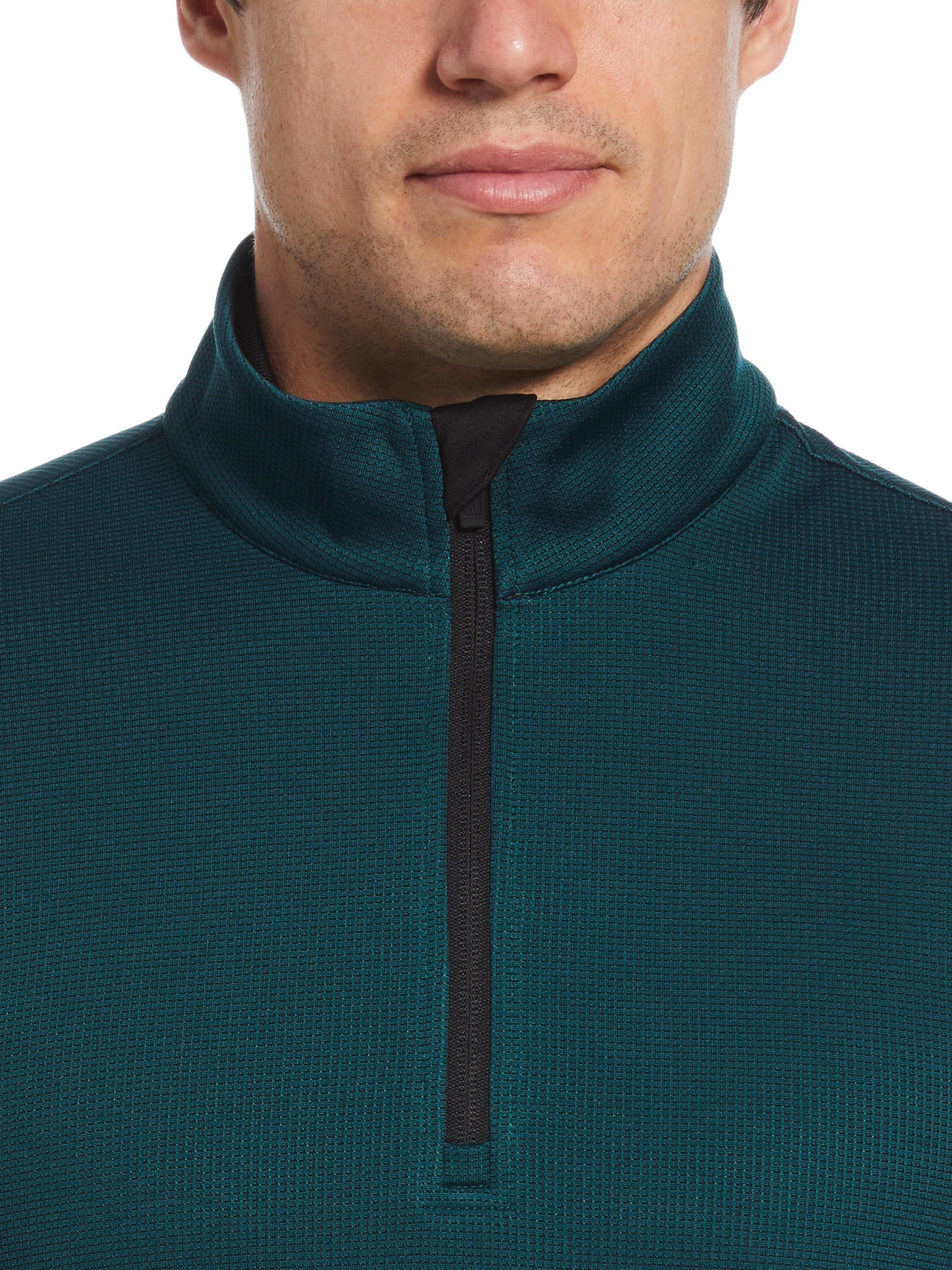 Men's Micro Jacquard Quarter Zip Golf Jacket