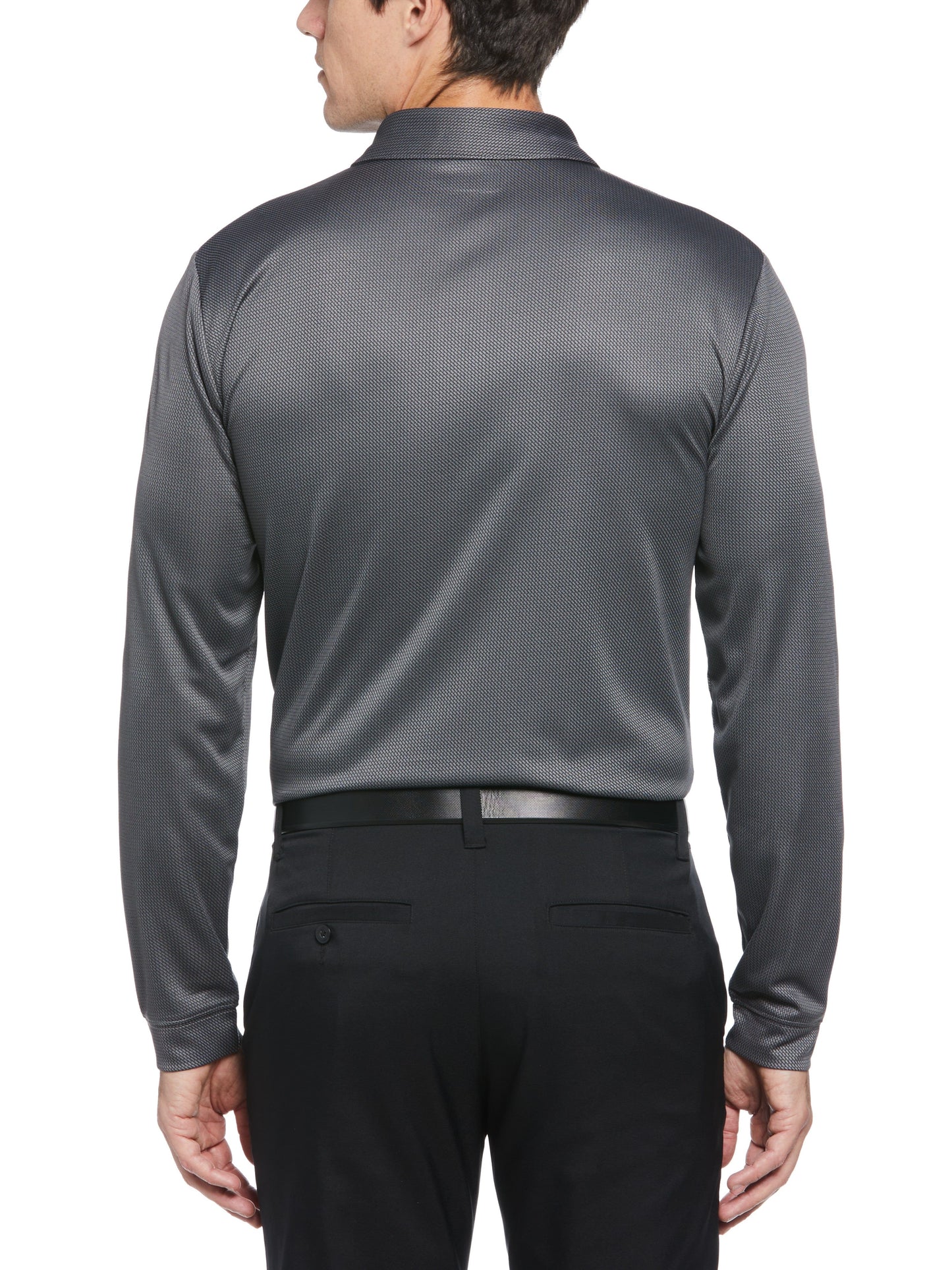Men's Mini Jacquard Golf Polo