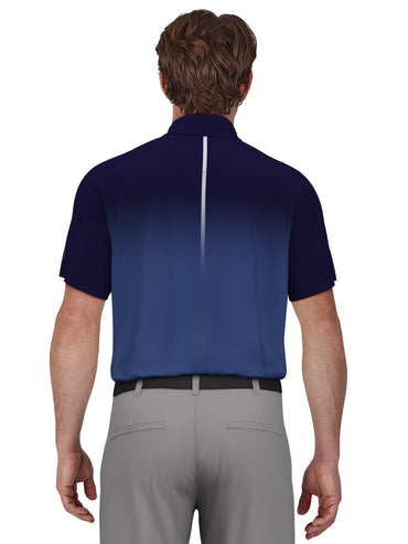 Men's Ombre Print Golf Polo