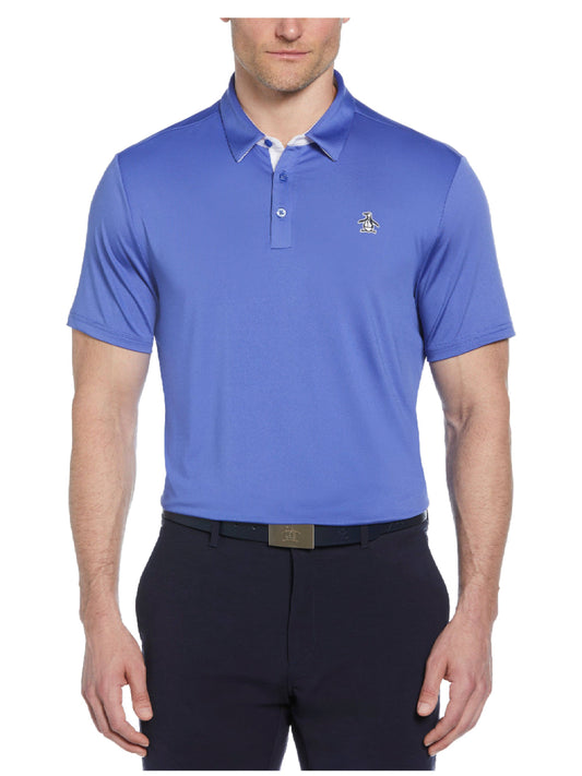 Men's Original Block Design Short Sleeve Golf Polo Shirt