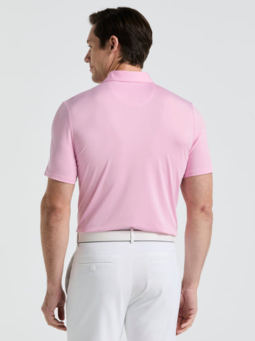 Men's Original Block Design Short Sleeve Golf Polo Shirt