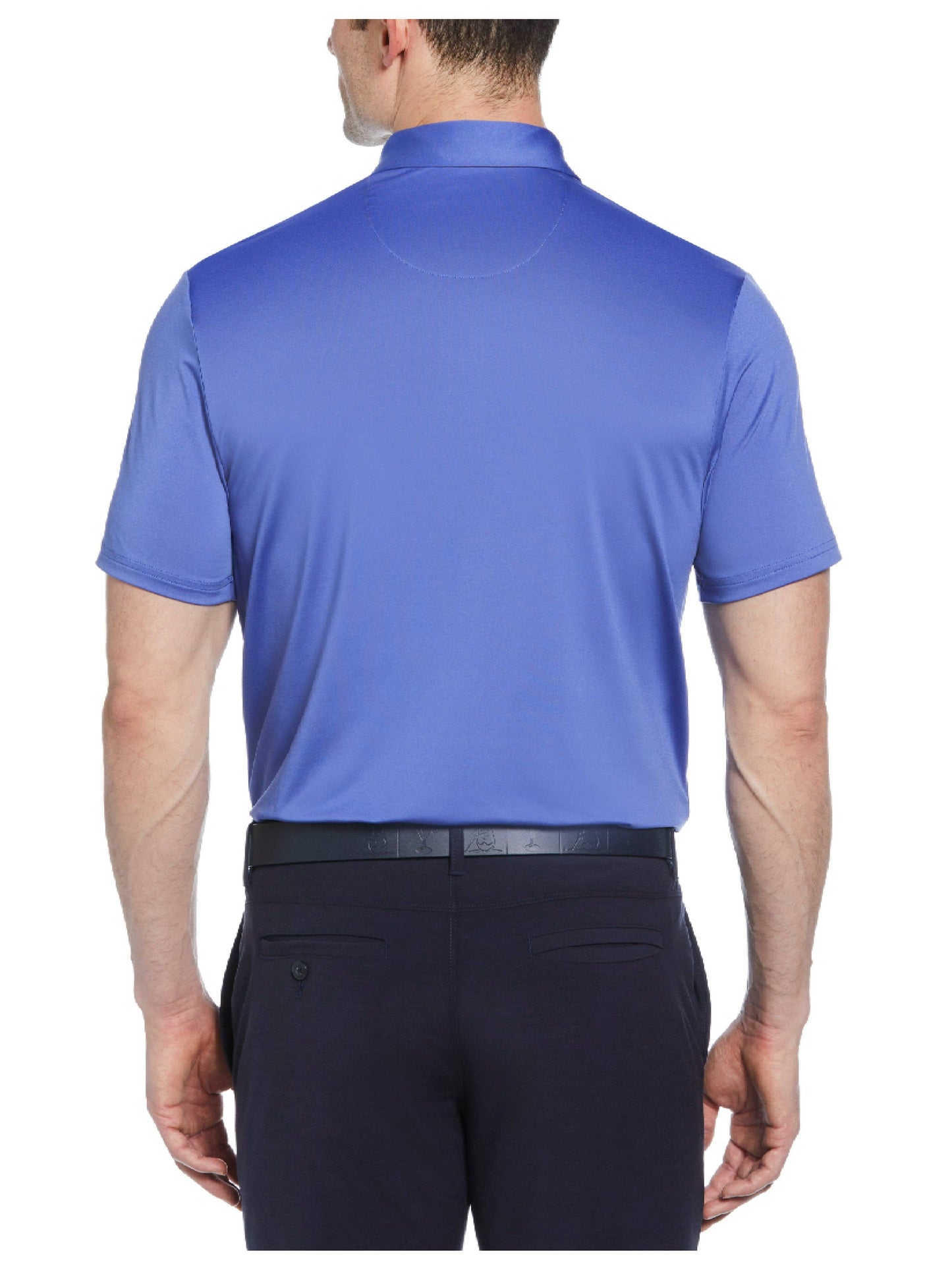 Men's Original Block Design Short Sleeve Golf Polo Shirt