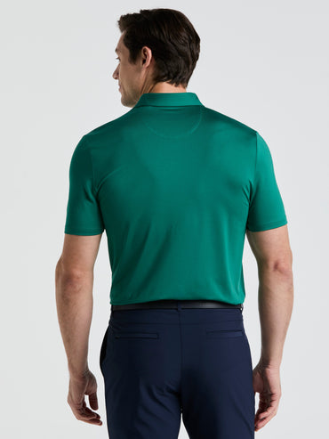Men's Original Block Design Short Sleeve Golf Polo Shirt