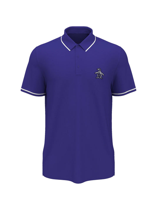 Men's Oversized Pete Tipped Short Sleeve Golf Polo Shirt