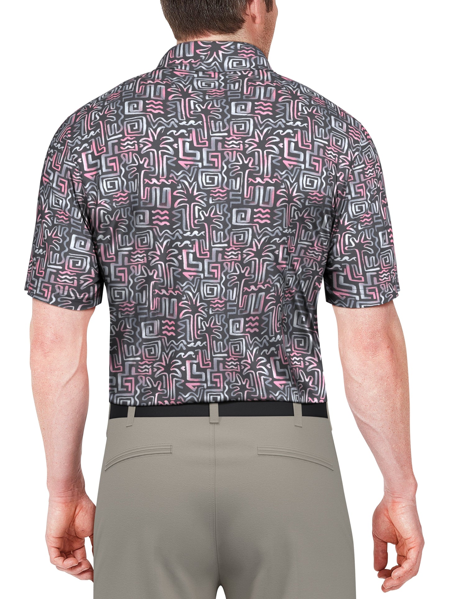 Men's Palm Print Polo