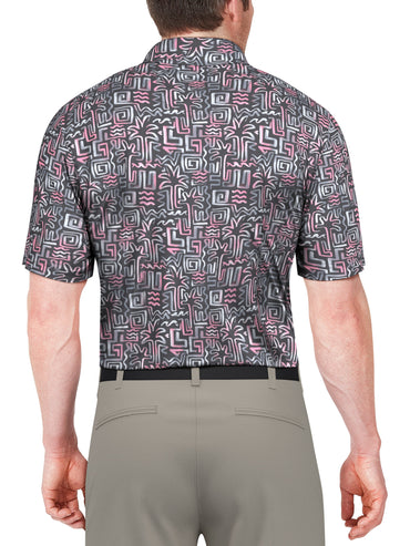 Men's Palm Print Polo