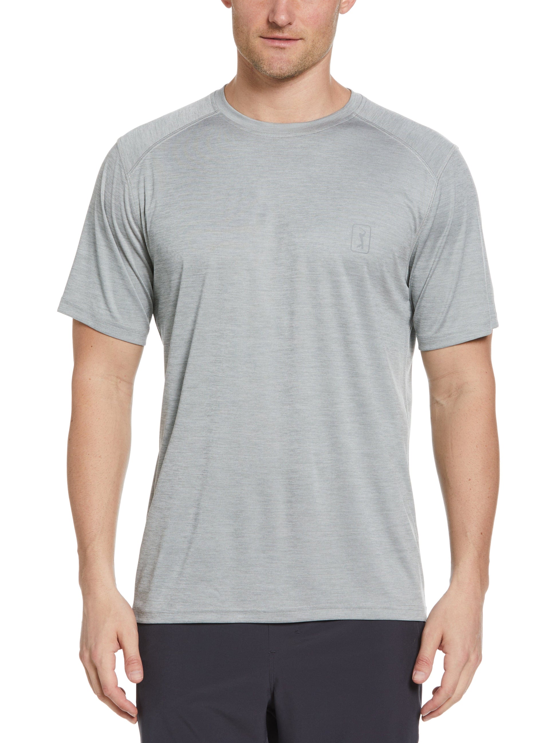 Performance Crew Golf Tee (Light Grey Htr) 