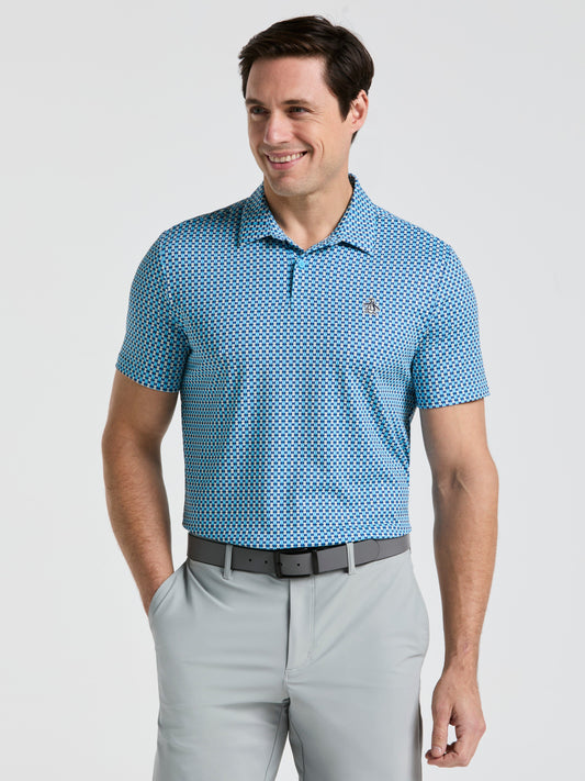Men's Petes Bowtie Print Golf Polo