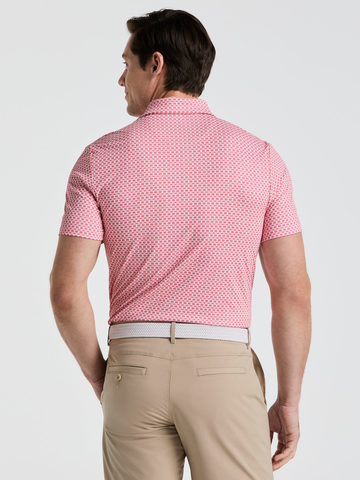 Men's Petes Bowtie Print Golf Polo