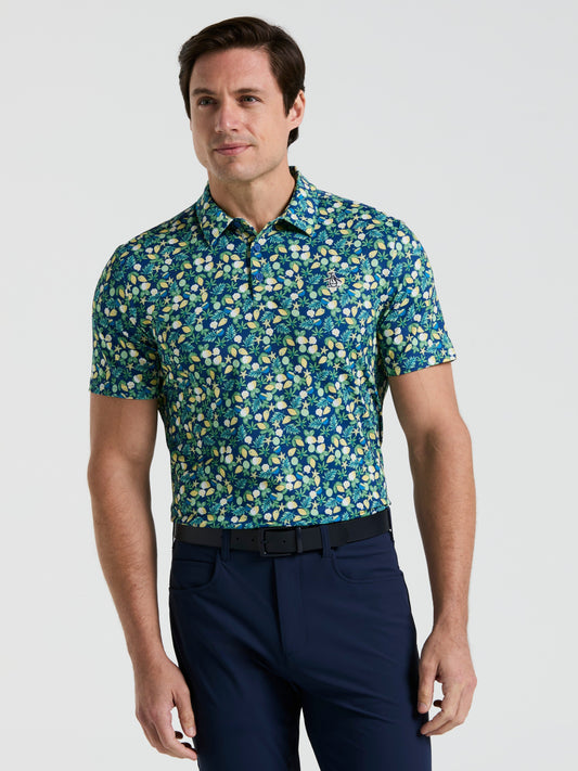 Pete's Coconut Caddy Golf Polo (Galaxy Blue) 