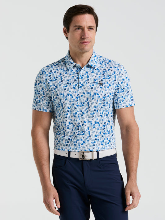 Pete's Coconut Caddy Golf Polo (Bright White) 