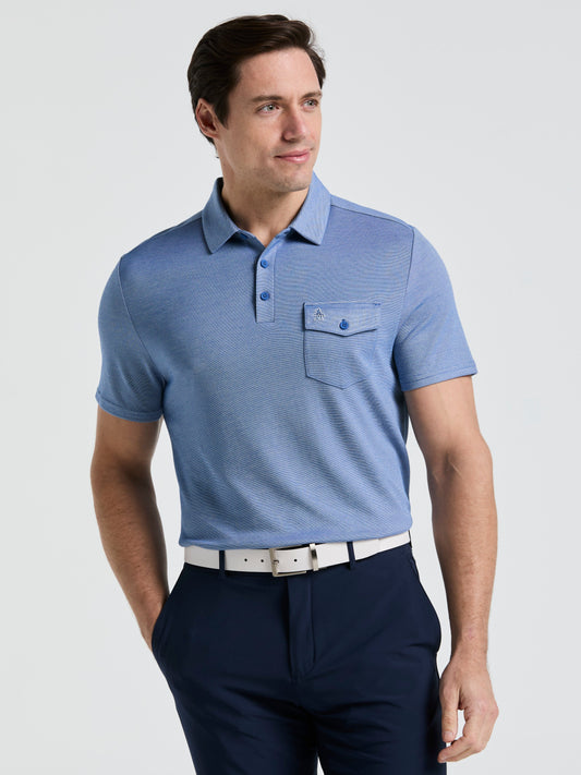 Pete's Fine Line Polo (Galaxy Blue) 