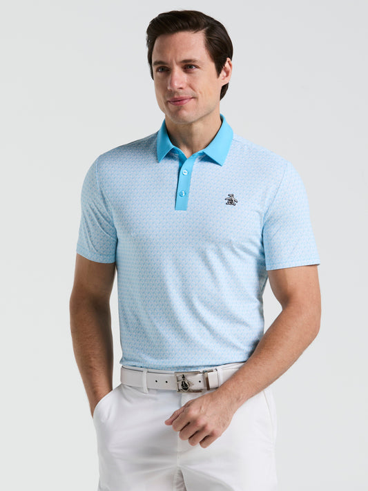 Pete's Tee Time Golf Polo (Blue Grotto) 