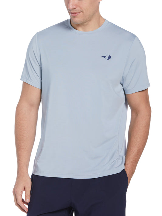 Pin Hole Mesh Tennis Tee (Blue Fog) 