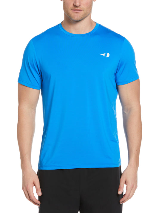 Pin Hole Mesh Tennis Tee (Electric Bl Lemonade) 