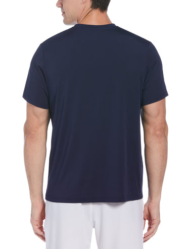 Men's Pin Hole Mesh Tennis Tee