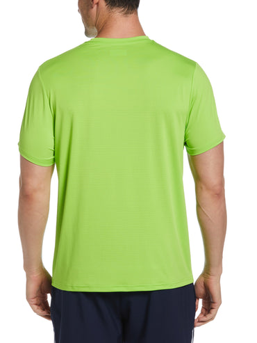 Men's Pin Hole Mesh Tennis Tee