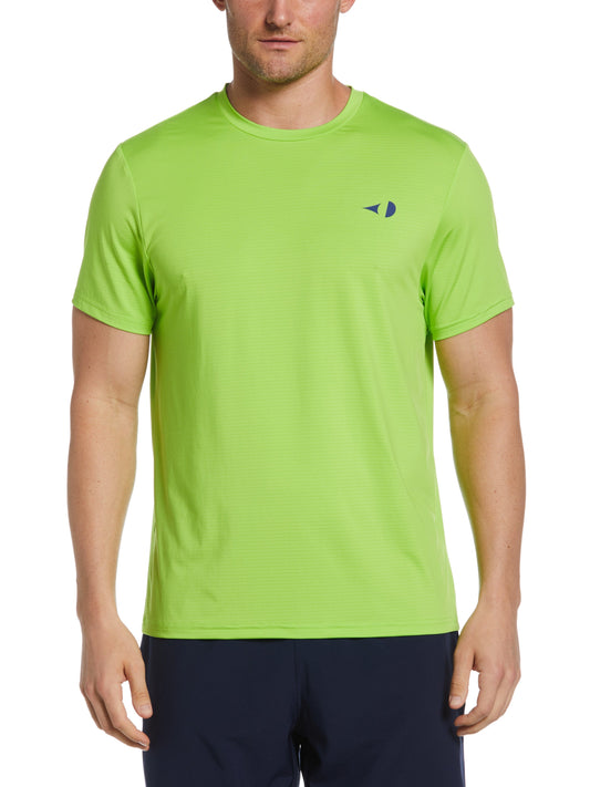 Pin Hole Mesh Tennis Tee (White Grape) 