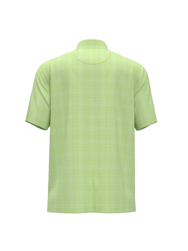 Men's Plaid Golf Polo
