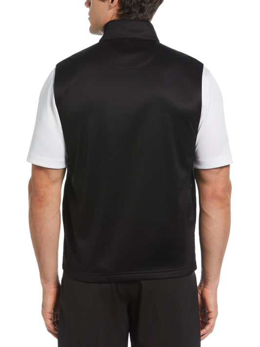 Men's Quilted Puffer Full Zip Golf Vest