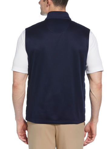 Men's Quilted Puffer Full Zip Golf Vest