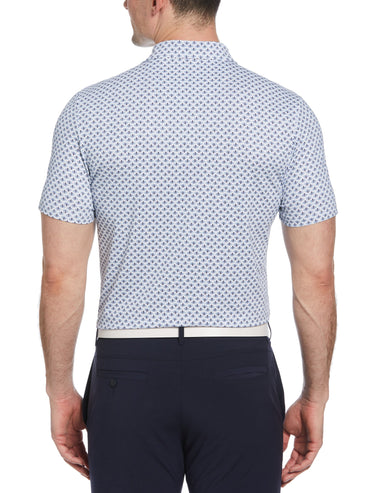 Men's Retro Geo Print Golf Polo