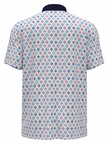 Men's Short Sleeve All-Over Atomic Cocktail Print