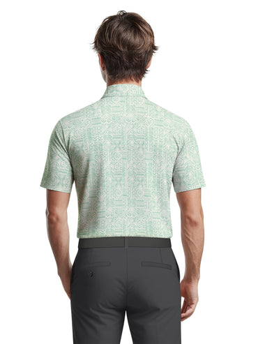 Men's Short Sleeve Printed Polo