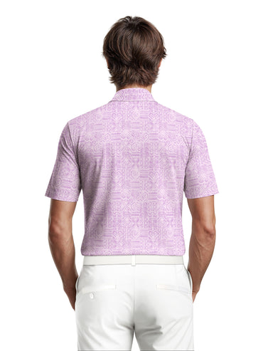 Men's Short Sleeve Printed Polo