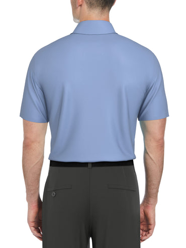 Men's Short Sleeve Solid Texture Polo