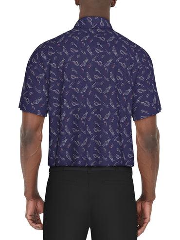Men's Solarized Golf Print Golf Polo