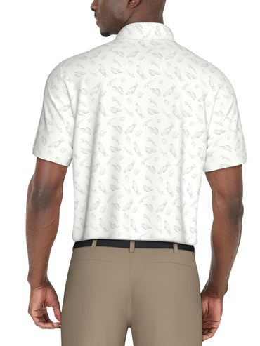 Men's Solarized Golf Print Golf Polo